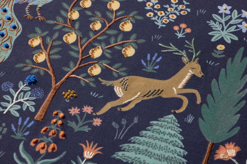 Navy Menagerie Multi 2'7"x2'7" Wall Art